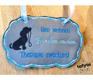 Stickserie - ITH Türschilder Hunde
